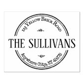 ヴィンテージ大差出人住所 ラバースタンプ (インプリント)