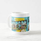 ヴィンテージ大文字葉書ARKANSAS コーヒーマグカップ (正面左)