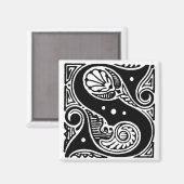 ヴィンテージ大文字S – マグネット (正面/裏面)