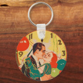 ヴィンテージ大晦日カップル キーホルダー (正面)