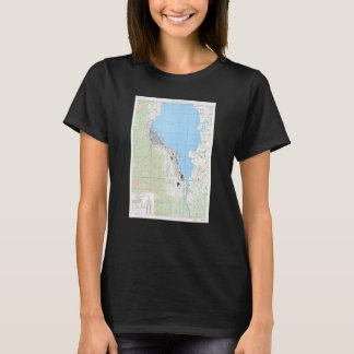 ヴィンテージ大津日本の地図1945 1 Tシャツ