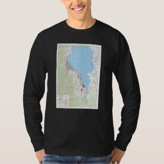 ヴィンテージ大津日本の地図1945 1 Tシャツ