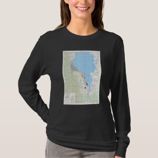 ヴィンテージ大津日本の地図1945 1 Tシャツ