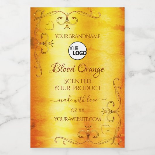 ヴィンテージ大理石華美製品ラベルのロゴ フードラベル (シングルラベル)