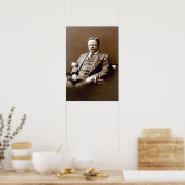 ヴィンテージ大統領セオドア・テディ・ルーズベルト ポスター (キッチン)