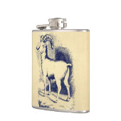 ヴィンテージ大角羊 フラスク (左)