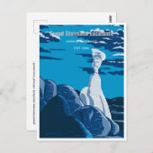 ヴィンテージ大階段エスカラントナショナルmonumen ポストカード (正面/裏面)