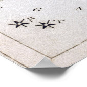 ヴィンテージ天体図 ポスター (角)