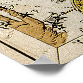 ヴィンテージ天体図 ポスター (角)