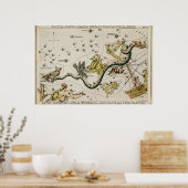 ヴィンテージ天体図 ポスター (キッチン)