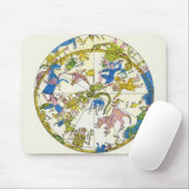 ヴィンテージ天体、アラビア圏、星座 マウスパッド (マウス)
