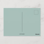 ヴィンテージ天使と復活祭の挨拶 ポストカード (裏面)