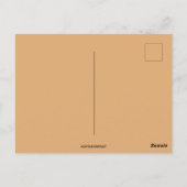 ヴィンテージ天使と白い花イースター ポストカード (裏面)