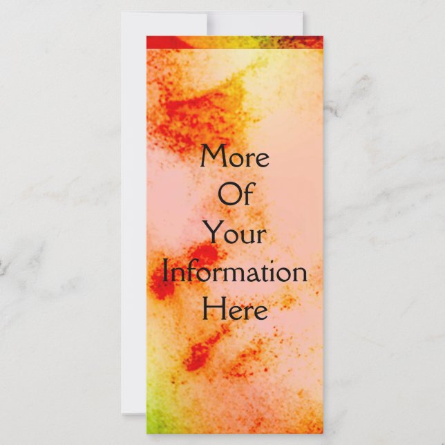 ヴィンテージ天使の像顔しおりラックカード (正面)