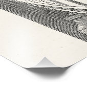 ヴィンテージ天使の像1800s翼のある天使 フォトプリント (角)