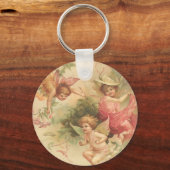ヴィンテージ天使 キーホルダー (正面)
