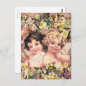 ヴィンテージ天使 ポストカード (正面/裏面)