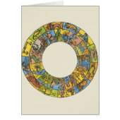 ヴィンテージ天占星術の〔占星術の〕十二宮図 (正面)