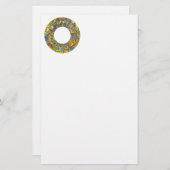 ヴィンテージ天占星術の〔占星術の〕十二宮図 便箋 (正面/裏面)