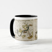 ヴィンテージ天文図 マグカップ (正面左)