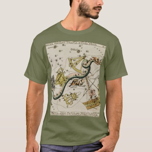ヴィンテージ天文図 Tシャツ (正面)