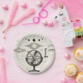 ヴィンテージ天文学グローブイラストレーション ペーパープレート (パーティー)