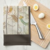 ヴィンテージ天文学ジョン・セラー キッチンタオル (四つ折り)