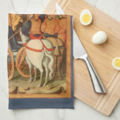 ヴィンテージ天文学天国 キッチンタオル (四つ折り)