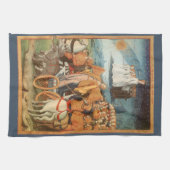 ヴィンテージ天文学天国 キッチンタオル (横)