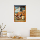 ヴィンテージ天文学天国 ポスター (キッチン)