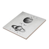 ヴィンテージ天文学惑星アンティーク木版画アートタイル タイル (側面)