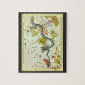 ヴィンテージ天文学、へいど蛇コンステレーションスター ジグソーパズル (縦)