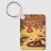 ヴィンテージ天文学,アンティークアジア天文学 キーホルダー (正面)