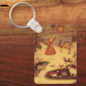 ヴィンテージ天文学,アンティークアジア天文学 キーホルダー (正面)