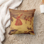 ヴィンテージ天文学，アンティークアジア天文学 クッション (ブランケット)