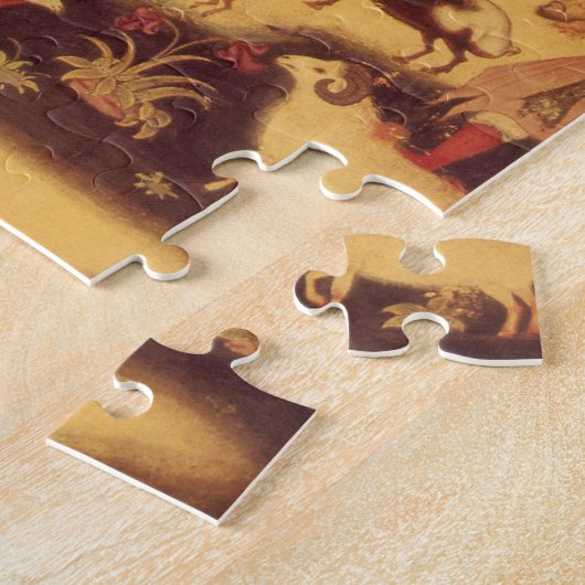 ヴィンテージ天文学，アンティークアジア天文学 ジグソーパズル (側面)