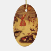 ヴィンテージ天文学，アンティークアジア天文学 セラミックオーナメント (右)