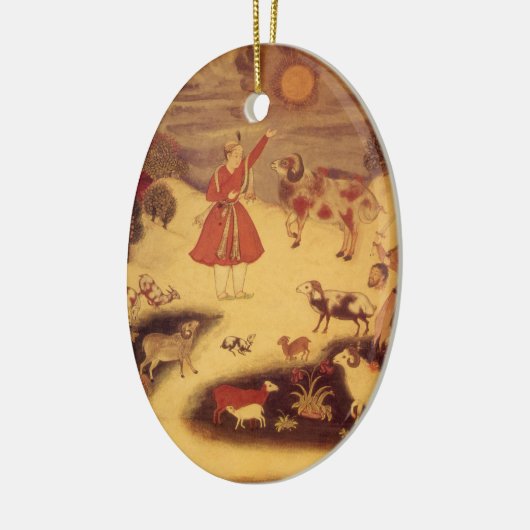 ヴィンテージ天文学，アンティークアジア天文学 セラミックオーナメント (左)