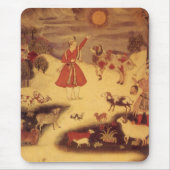 ヴィンテージ天文学，アンティークアジア天文学 マウスパッド (正面)