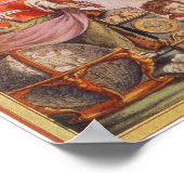 ヴィンテージ天文学，アンティークコペルニクス太陽のシステム ポスター (角)