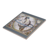 ヴィンテージ天文学、 アンドレアス・セラリウスによる天体図 タイル (側面)