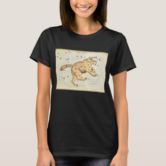 ヴィンテージ天文学、ウルサ専攻の星座、熊 Tシャツ (正面)
