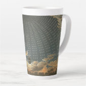 ヴィンテージ天文学 カフェラテマグ (右アングル)