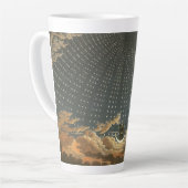 ヴィンテージ天文学 カフェラテマグ (左アングル)