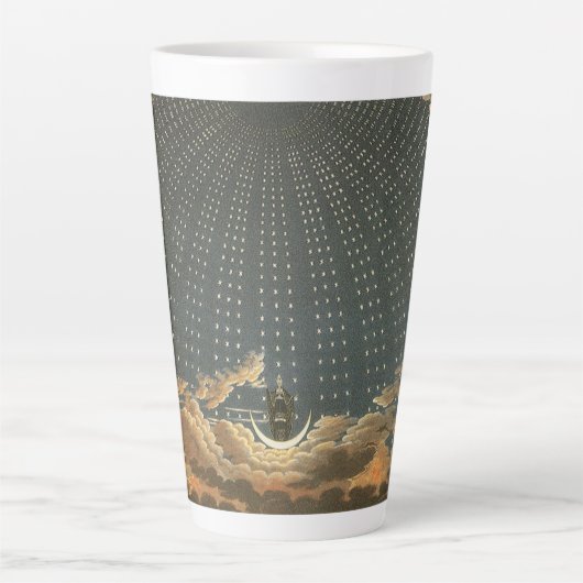 ヴィンテージ天文学 カフェラテマグ (正面)