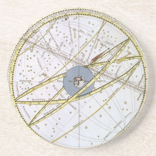 ヴィンテージ天文学 コースター (正面)