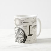 ヴィンテージ天文学 コーヒーマグカップ (正面右)