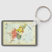 ヴィンテージ天文学，ペルセウスとメドゥーサ岬 キーホルダー (正面)