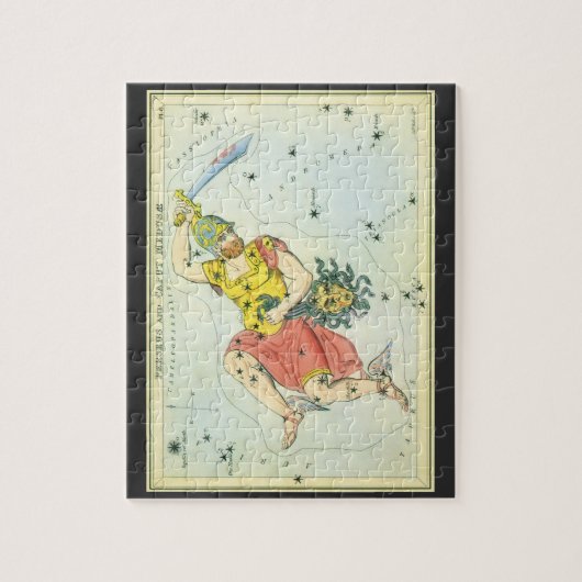 ヴィンテージ天文学,ペルセウスとメドゥーサ岬 ジグソーパズル (縦)