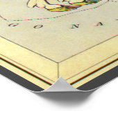 ヴィンテージ天文学,モノセロスUnicorn星座 ポスター (角)